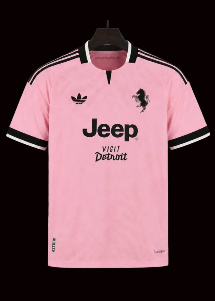 Maillot Juventus 26/27 - Édition Spéciale Rétro Rose/Noir